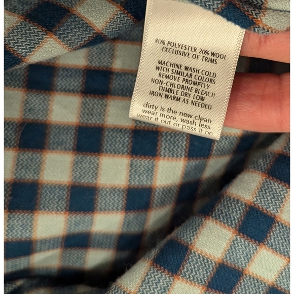 Toad&Co Dakotah Long Sleeve Plaid Button Down Shirt Size Medium - Picture 7 of 9